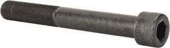 Made in USA - 1-14 UNF Hex Socket Drive, Socket Cap Screw - Alloy Steel, Black Oxide Finish, Partially Threaded, 8" Length Under Head - Benchmark Tooling