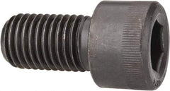 Made in USA - 1-1/8 - 7 UNC Hex Socket Drive, Socket Cap Screw - Alloy Steel, Black Oxide Finish, Partially Threaded, 2" Length Under Head - Benchmark Tooling