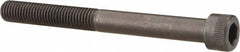 Made in USA - 1/4-28 UNF Hex Socket Drive, Socket Cap Screw - Alloy Steel, Black Oxide Finish, Partially Threaded, 2-1/2" Length Under Head - Benchmark Tooling