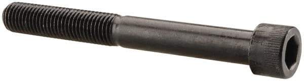 Made in USA - 5/16-24 UNF Hex Socket Drive, Socket Cap Screw - Alloy Steel, Black Oxide Finish, Partially Threaded, 2-3/4" Length Under Head - Benchmark Tooling