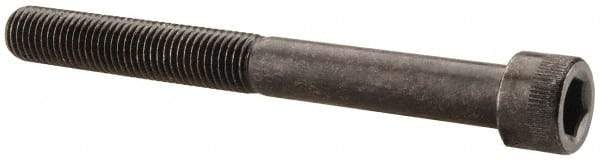 Made in USA - 5/16-24 UNF Hex Socket Drive, Socket Cap Screw - Alloy Steel, Black Oxide Finish, Partially Threaded, 3" Length Under Head - Benchmark Tooling