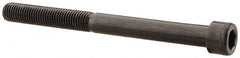 Made in USA - 5/16-24 UNF Hex Socket Drive, Socket Cap Screw - Alloy Steel, Black Oxide Finish, Partially Threaded, 3-1/2" Length Under Head - Benchmark Tooling