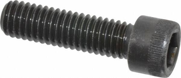 Made in USA - 3/8-16 UNC Hex Socket Drive, Socket Cap Screw - Alloy Steel, Black Oxide Finish, Fully Threaded, 1-3/8" Length Under Head - Benchmark Tooling