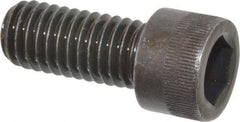 Made in USA - 7/16-14 UNC Hex Socket Drive, Socket Cap Screw - Alloy Steel, Black Oxide Finish, Fully Threaded, 1" Length Under Head - Benchmark Tooling