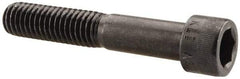 Made in USA - 7/16-14 UNC Hex Socket Drive, Socket Cap Screw - Alloy Steel, Black Oxide Finish, Partially Threaded, 2-1/2" Length Under Head - Benchmark Tooling