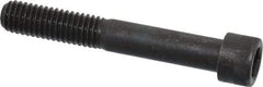 Made in USA - 7/16-14 UNC Hex Socket Drive, Socket Cap Screw - Alloy Steel, Black Oxide Finish, Partially Threaded, 3" Length Under Head - Benchmark Tooling