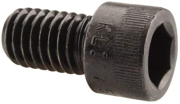 Made in USA - 7/16-14 UNC Hex Socket Drive, Socket Cap Screw - Alloy Steel, Black Oxide Finish, Fully Threaded, 3/4" Length Under Head - Benchmark Tooling