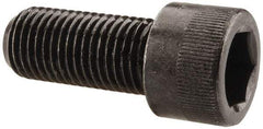 Made in USA - 7/16-20 UNF Hex Socket Drive, Socket Cap Screw - Alloy Steel, Black Oxide Finish, Fully Threaded, 1" Length Under Head - Benchmark Tooling