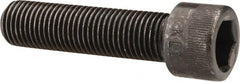 Made in USA - 7/16-20 UNF Hex Socket Drive, Socket Cap Screw - Alloy Steel, Black Oxide Finish, Fully Threaded, 1-3/4" Length Under Head - Benchmark Tooling