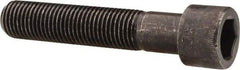 Made in USA - 7/16-20 UNF Hex Socket Drive, Socket Cap Screw - Alloy Steel, Black Oxide Finish, Partially Threaded, 2-1/4" Length Under Head - Benchmark Tooling