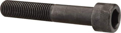 Made in USA - 7/16-20 UNF Hex Socket Drive, Socket Cap Screw - Alloy Steel, Black Oxide Finish, Partially Threaded, 2-1/2" Length Under Head - Benchmark Tooling