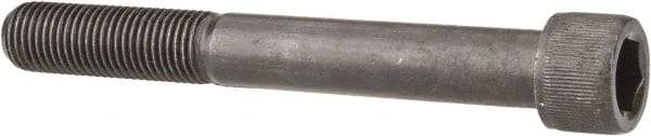 Made in USA - 7/16-20 UNF Hex Socket Drive, Socket Cap Screw - Alloy Steel, Black Oxide Finish, Partially Threaded, 3-1/2" Length Under Head - Benchmark Tooling