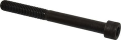 Made in USA - 1/2-13 UNC Hex Socket Drive, Socket Cap Screw - Alloy Steel, Black Oxide Finish, Partially Threaded, 5" Length Under Head - Benchmark Tooling