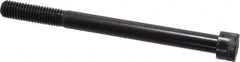 Made in USA - 1/2-13 UNC Hex Socket Drive, Socket Cap Screw - Alloy Steel, Black Oxide Finish, Partially Threaded, 6" Length Under Head - Benchmark Tooling