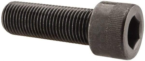 Made in USA - 1/2-20 UNF Hex Socket Drive, Socket Cap Screw - Alloy Steel, Black Oxide Finish, Fully Threaded, 1-1/2" Length Under Head - Benchmark Tooling