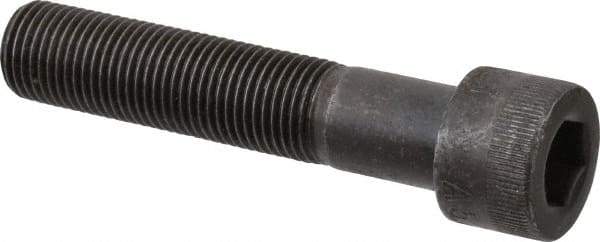 Made in USA - 1/2-20 UNF Hex Socket Drive, Socket Cap Screw - Alloy Steel, Black Oxide Finish, Partially Threaded, 2-1/2" Length Under Head - Benchmark Tooling