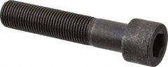 Made in USA - 1/2-20 UNF Hex Socket Drive, Socket Cap Screw - Alloy Steel, Black Oxide Finish, Partially Threaded, 2-1/2" Length Under Head - Benchmark Tooling