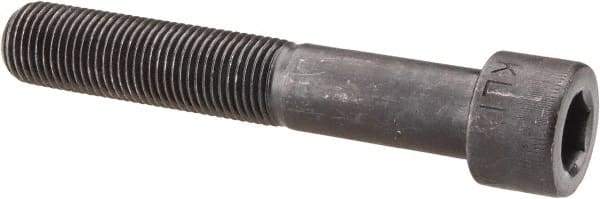 Made in USA - 1/2-20 UNF Hex Socket Drive, Socket Cap Screw - Alloy Steel, Black Oxide Finish, Partially Threaded, 3" Length Under Head - Benchmark Tooling