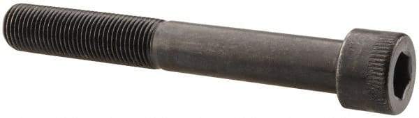 Made in USA - 1/2-20 UNF Hex Socket Drive, Socket Cap Screw - Alloy Steel, Black Oxide Finish, Partially Threaded, 3-3/4" Length Under Head - Benchmark Tooling