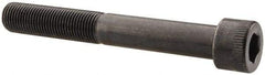 Made in USA - 1/2-20 UNF Hex Socket Drive, Socket Cap Screw - Alloy Steel, Black Oxide Finish, Partially Threaded, 3-3/4" Length Under Head - Benchmark Tooling