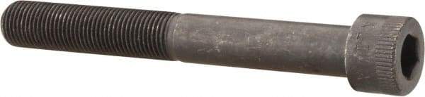 Made in USA - 1/2-20 UNF Hex Socket Drive, Socket Cap Screw - Alloy Steel, Black Oxide Finish, Partially Threaded, 4" Length Under Head - Benchmark Tooling