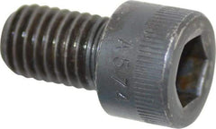 Made in USA - 5/8-11 UNC Hex Socket Drive, Socket Cap Screw - Alloy Steel, Black Oxide Finish, Fully Threaded, 1" Length Under Head - Benchmark Tooling