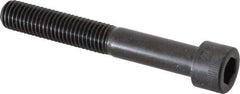 Made in USA - 5/8-11 UNC Hex Socket Drive, Socket Cap Screw - Alloy Steel, Black Oxide Finish, Partially Threaded, 4-1/2" Length Under Head - Benchmark Tooling