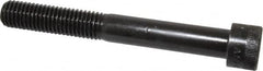 Made in USA - 5/8-11 UNC Hex Socket Drive, Socket Cap Screw - Alloy Steel, Black Oxide Finish, Partially Threaded, 5" Length Under Head - Benchmark Tooling