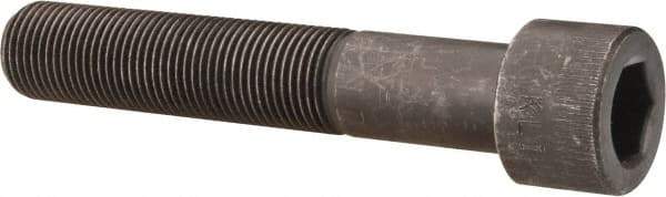 Made in USA - 5/8-18 UNF Hex Socket Drive, Socket Cap Screw - Alloy Steel, Black Oxide Finish, Partially Threaded, 3-1/2" Length Under Head - Benchmark Tooling