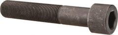 Made in USA - 5/8-18 UNF Hex Socket Drive, Socket Cap Screw - Alloy Steel, Black Oxide Finish, Partially Threaded, 3-1/2" Length Under Head - Benchmark Tooling