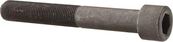 Made in USA - 5/8-18 UNF Hex Socket Drive, Socket Cap Screw - Alloy Steel, Black Oxide Finish, Partially Threaded, 4-1/2" Length Under Head - Benchmark Tooling
