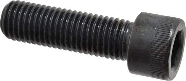 Made in USA - 3/4-10 UNC Hex Socket Drive, Socket Cap Screw - Alloy Steel, Black Oxide Finish, Fully Threaded, 2-1/2" Length Under Head - Benchmark Tooling