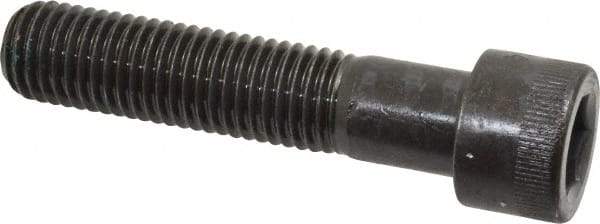 Made in USA - 3/4-10 UNC Hex Socket Drive, Socket Cap Screw - Alloy Steel, Black Oxide Finish, Partially Threaded, 3-1/2" Length Under Head - Benchmark Tooling