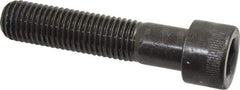Made in USA - 3/4-10 UNC Hex Socket Drive, Socket Cap Screw - Alloy Steel, Black Oxide Finish, Partially Threaded, 3-1/2" Length Under Head - Benchmark Tooling