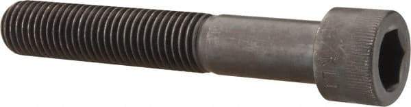 Made in USA - 3/4-10 UNC Hex Socket Drive, Socket Cap Screw - Alloy Steel, Black Oxide Finish, Partially Threaded, 4-3/4" Length Under Head - Benchmark Tooling
