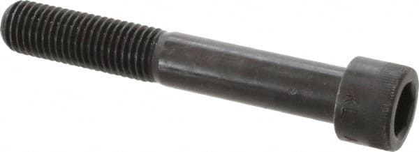 Made in USA - 3/4-10 UNC Hex Socket Drive, Socket Cap Screw - Alloy Steel, Black Oxide Finish, Partially Threaded, 5" Length Under Head - Benchmark Tooling
