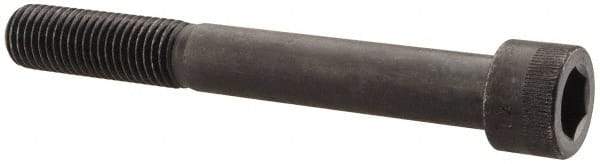 Made in USA - 3/4-10 UNC Hex Socket Drive, Socket Cap Screw - Alloy Steel, Black Oxide Finish, Partially Threaded, 6" Length Under Head - Benchmark Tooling