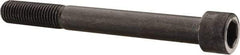 Made in USA - 3/4-10 UNC Hex Socket Drive, Socket Cap Screw - Alloy Steel, Black Oxide Finish, Partially Threaded, 7" Length Under Head - Benchmark Tooling
