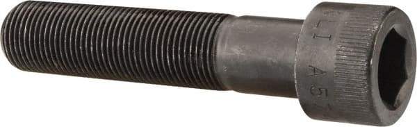 Made in USA - 3/4-16 UNF Hex Socket Drive, Socket Cap Screw - Alloy Steel, Black Oxide Finish, Partially Threaded, 3-1/2" Length Under Head - Benchmark Tooling