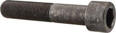 Made in USA - 3/4-16 UNF Hex Socket Drive, Socket Cap Screw - Alloy Steel, Black Oxide Finish, Partially Threaded, 4" Length Under Head - Benchmark Tooling