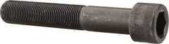 Made in USA - 3/4-16 UNF Hex Socket Drive, Socket Cap Screw - Alloy Steel, Black Oxide Finish, Partially Threaded, 4-1/2" Length Under Head - Benchmark Tooling