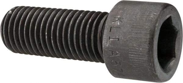 Made in USA - 7/8-9 UNC Hex Socket Drive, Socket Cap Screw - Alloy Steel, Black Oxide Finish, Fully Threaded, 2-1/4" Length Under Head - Benchmark Tooling