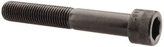 Made in USA - 7/8-9 UNC Hex Socket Drive, Socket Cap Screw - Alloy Steel, Black Oxide Finish, Partially Threaded, 6" Length Under Head - Benchmark Tooling