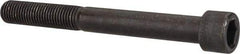 Made in USA - 7/8-9 UNC Hex Socket Drive, Socket Cap Screw - Alloy Steel, Black Oxide Finish, Partially Threaded, 8" Length Under Head - Benchmark Tooling