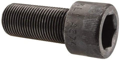 Made in USA - 7/8-14 UNF Hex Socket Drive, Socket Cap Screw - Alloy Steel, Black Oxide Finish, Partially Threaded, 2" Length Under Head - Benchmark Tooling