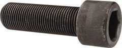 Made in USA - 7/8-14 UNF Hex Socket Drive, Socket Cap Screw - Alloy Steel, Black Oxide Finish, Fully Threaded, 2-3/4" Length Under Head - Benchmark Tooling