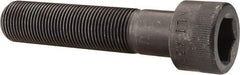 Made in USA - 7/8-14 UNF Hex Socket Drive, Socket Cap Screw - Alloy Steel, Black Oxide Finish, Partially Threaded, 4" Length Under Head - Benchmark Tooling