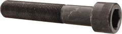 Made in USA - 7/8-14 UNF Hex Socket Drive, Socket Cap Screw - Alloy Steel, Black Oxide Finish, Partially Threaded, 5" Length Under Head - Benchmark Tooling