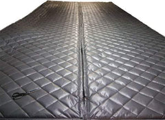 Singer Safety - 6' Long x 48" Wide, Fiberglass Panel - ASTM E-84 Specification, Metallic Gray - Benchmark Tooling