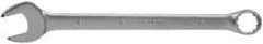 Paramount - 1" 12 Point Combination Wrench - 13-1/2" OAL, Chrome Vanadium Steel, Satin Finish - Benchmark Tooling